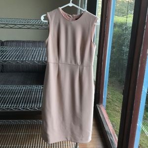 Ann Taylor light pink below knee dress Size 0